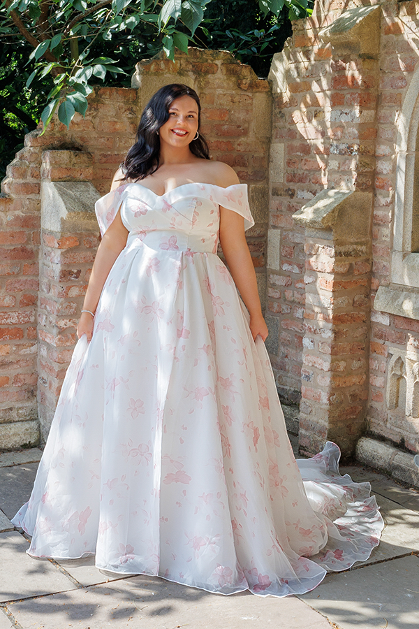 island bridal curve dress