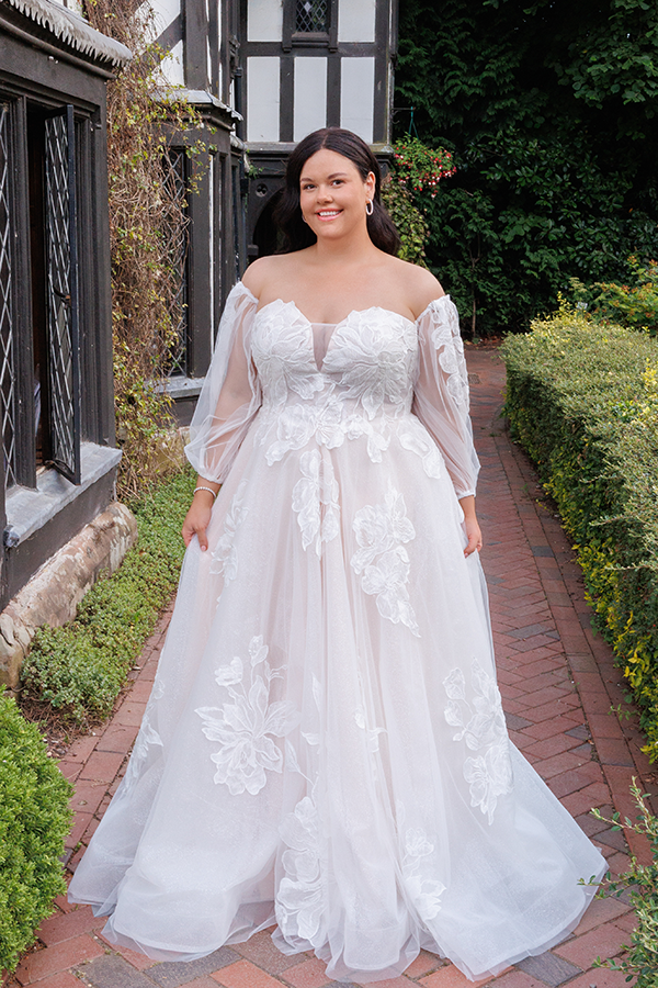 island bridal curve dress